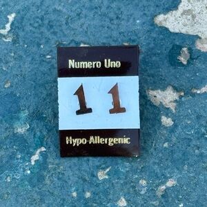 Bundle 3 for 50% off 1970s Deadstock Numero Uno Post Earrings